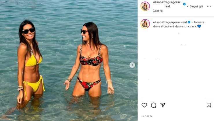 elisabetta gregoraci sorella bikini