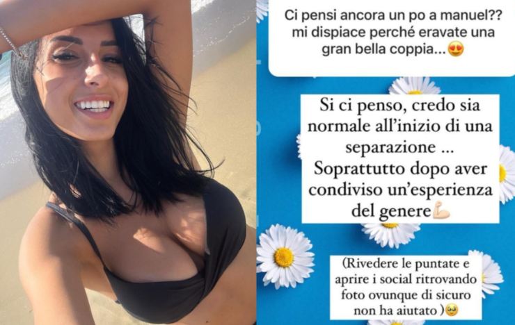 Francesca Sorrentino, le parole sull'ex Manuel