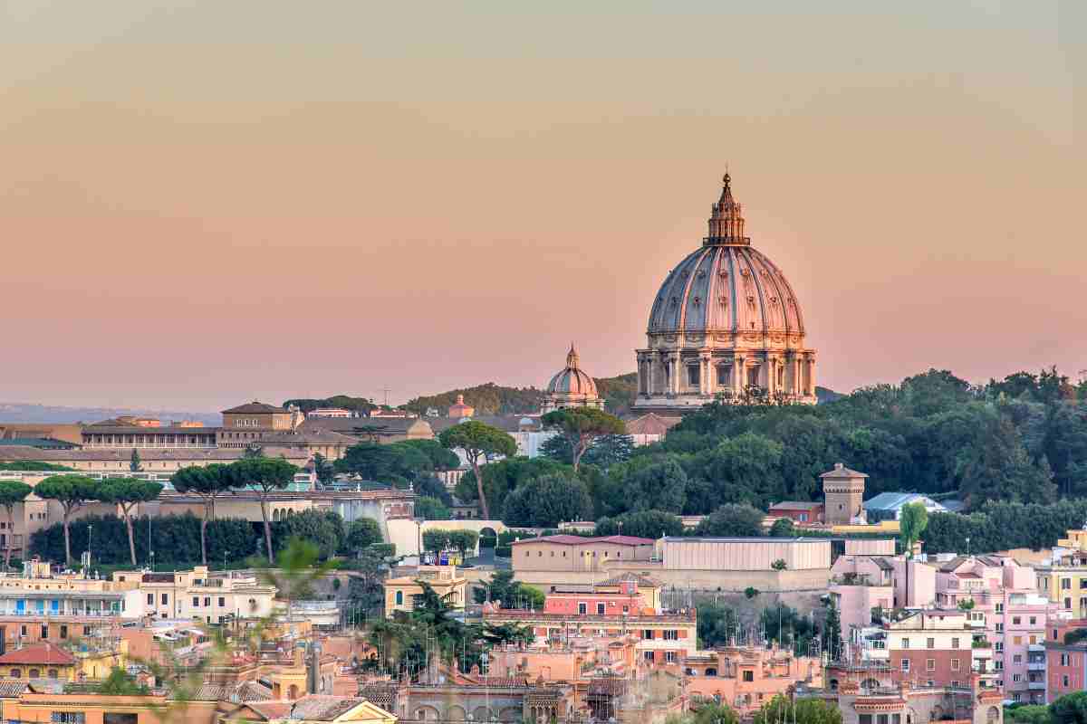 Vista città di Roma