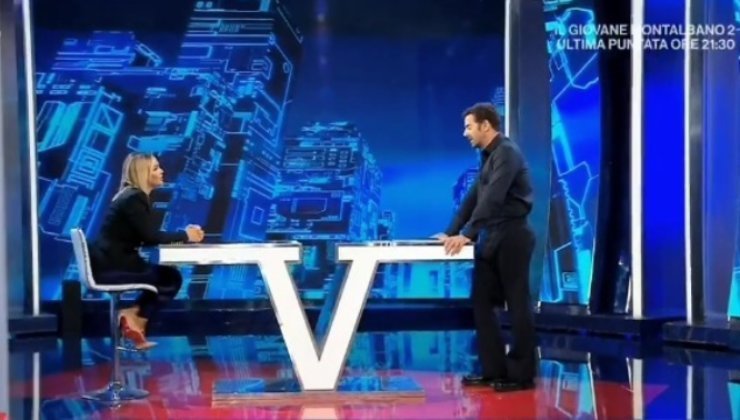 Sonia Bruganelli e Alberto Matano a La vita in diretta