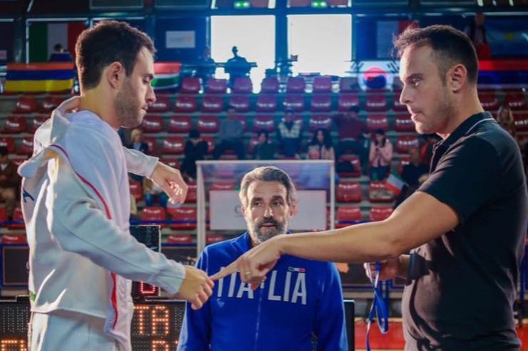 Le foto del backstage de La stoccata vincente, Flavio Insinna lascia il cuore