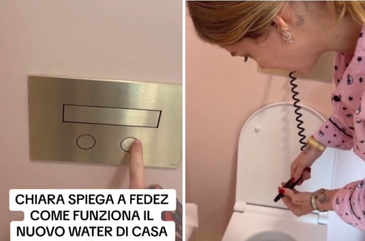 bagno nella casa nuova ferragnez