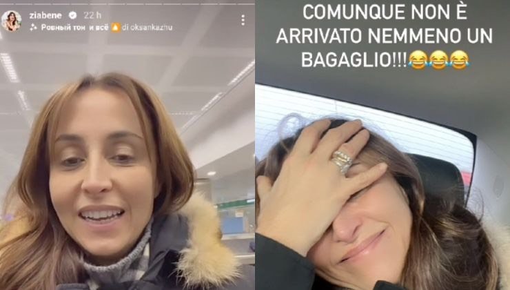 Benedetta Parodi racconta la disavventura in viaggio