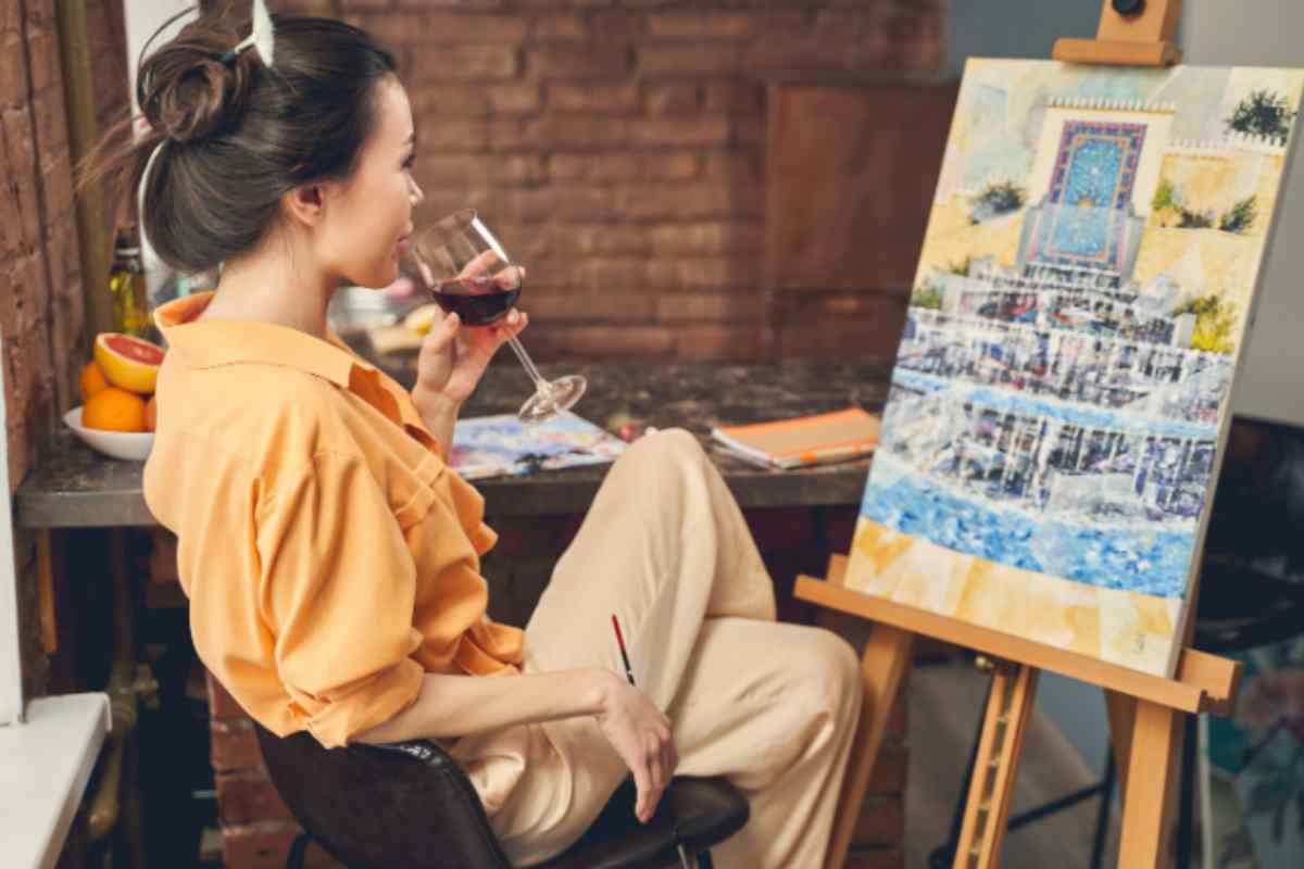 Aperitivo artistico nel centro di Roma
