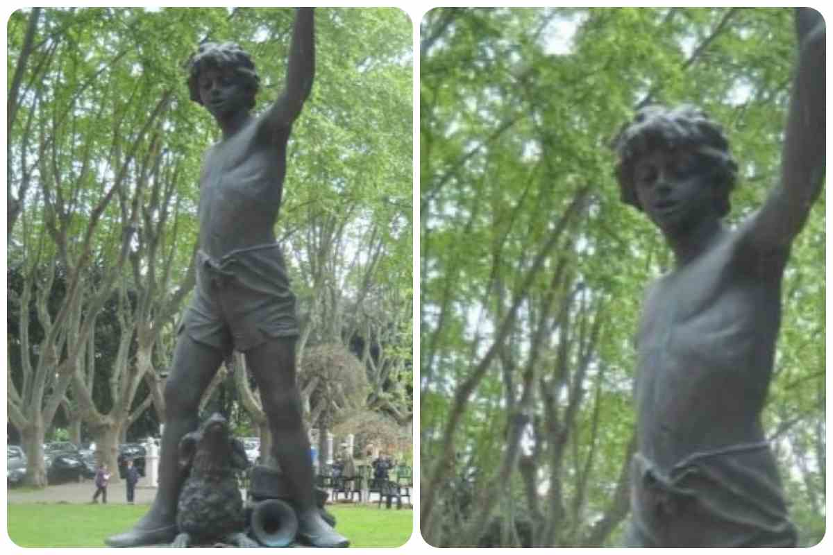 La statua di Righetto ha una storia molto triste