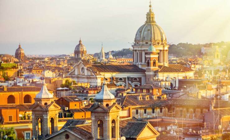 La strada di Roma che sfida la gravità, dove si trova