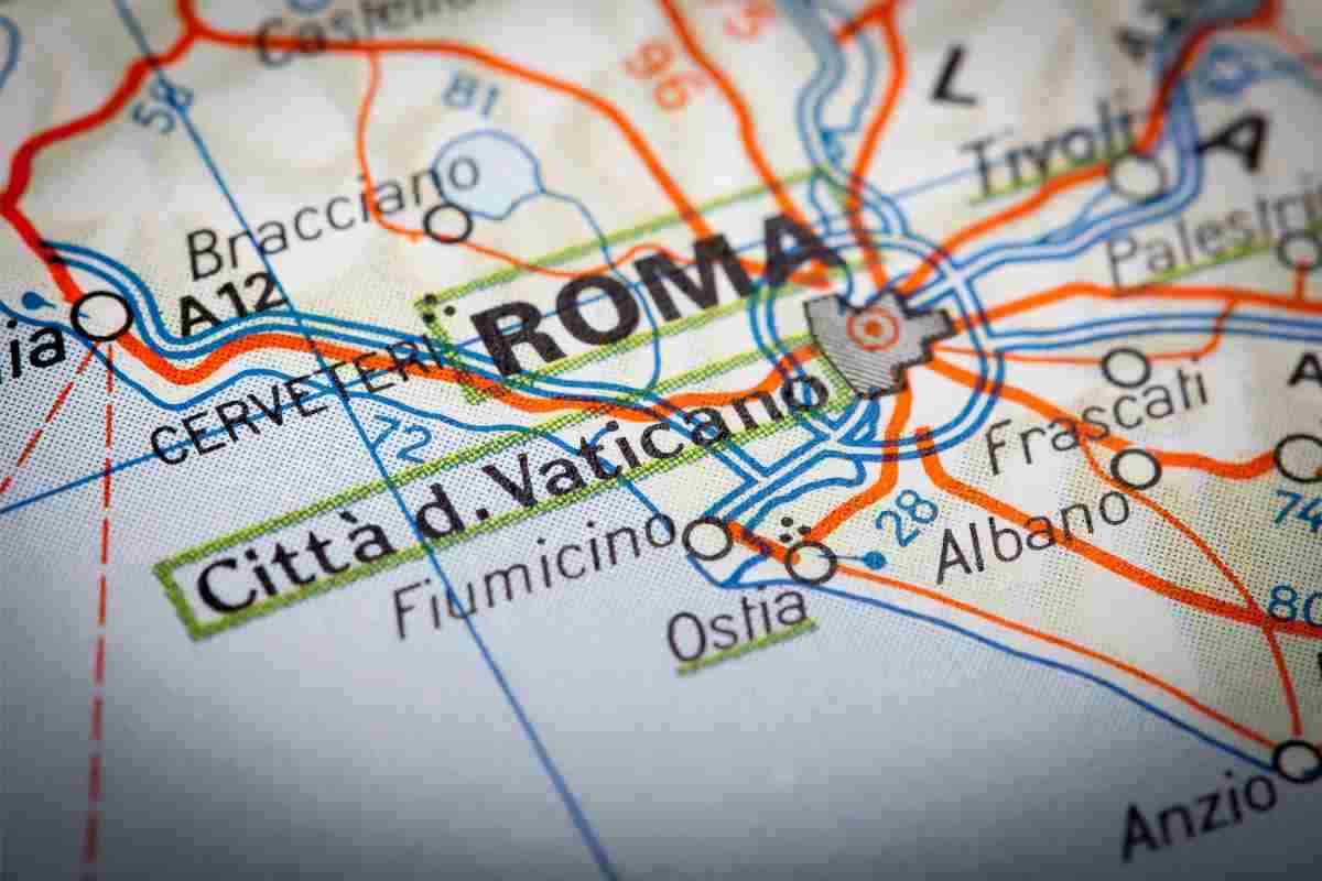 Cartina Roma 