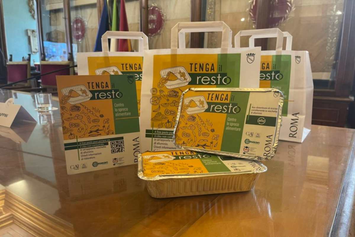 Avviata in 100 ristoranti romani l'iniziativa "Tenga il resto" contro lo spreco alimentare