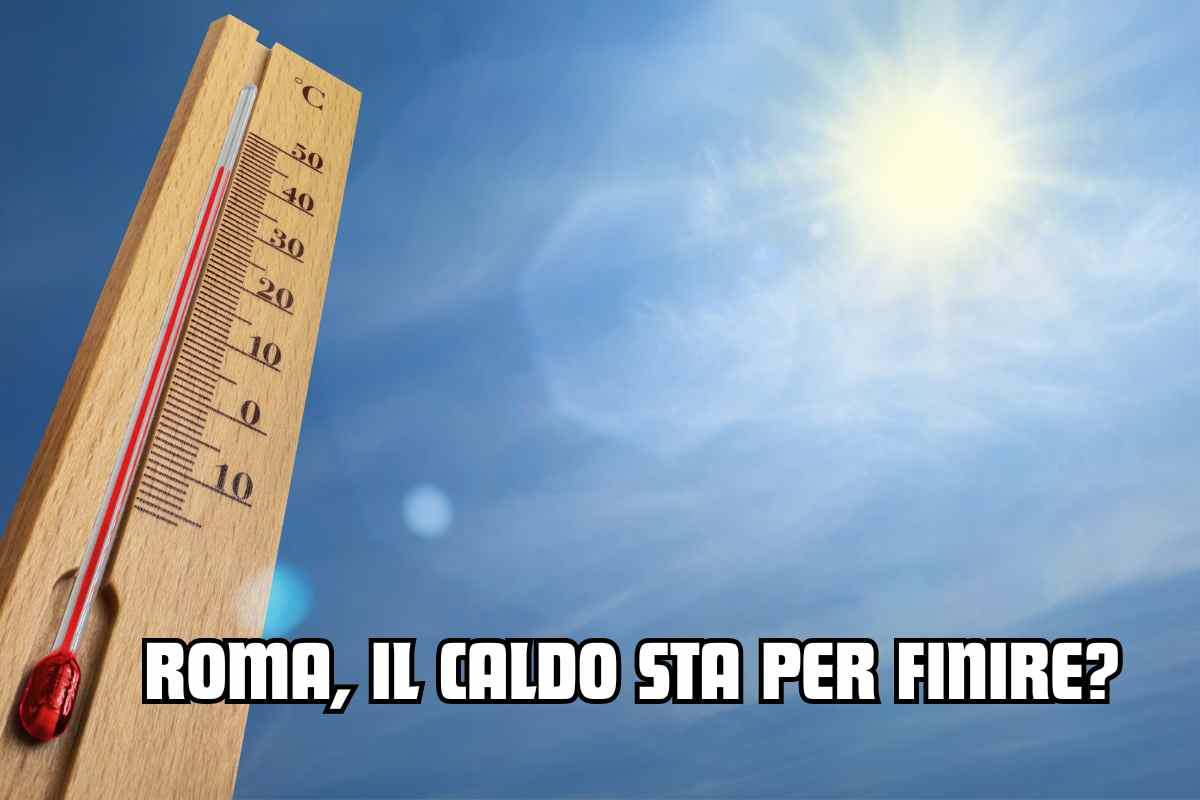 Caldo in diminuzione a Roma