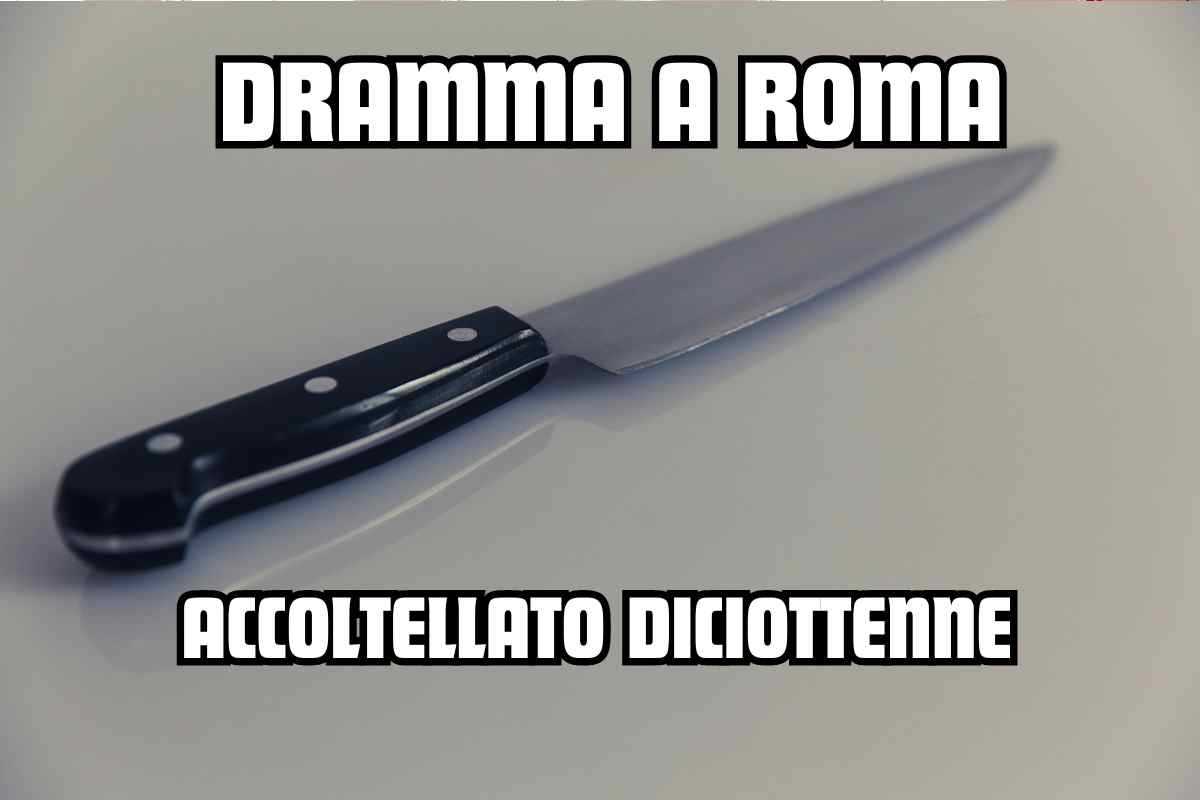 Accoltellato diciottenne