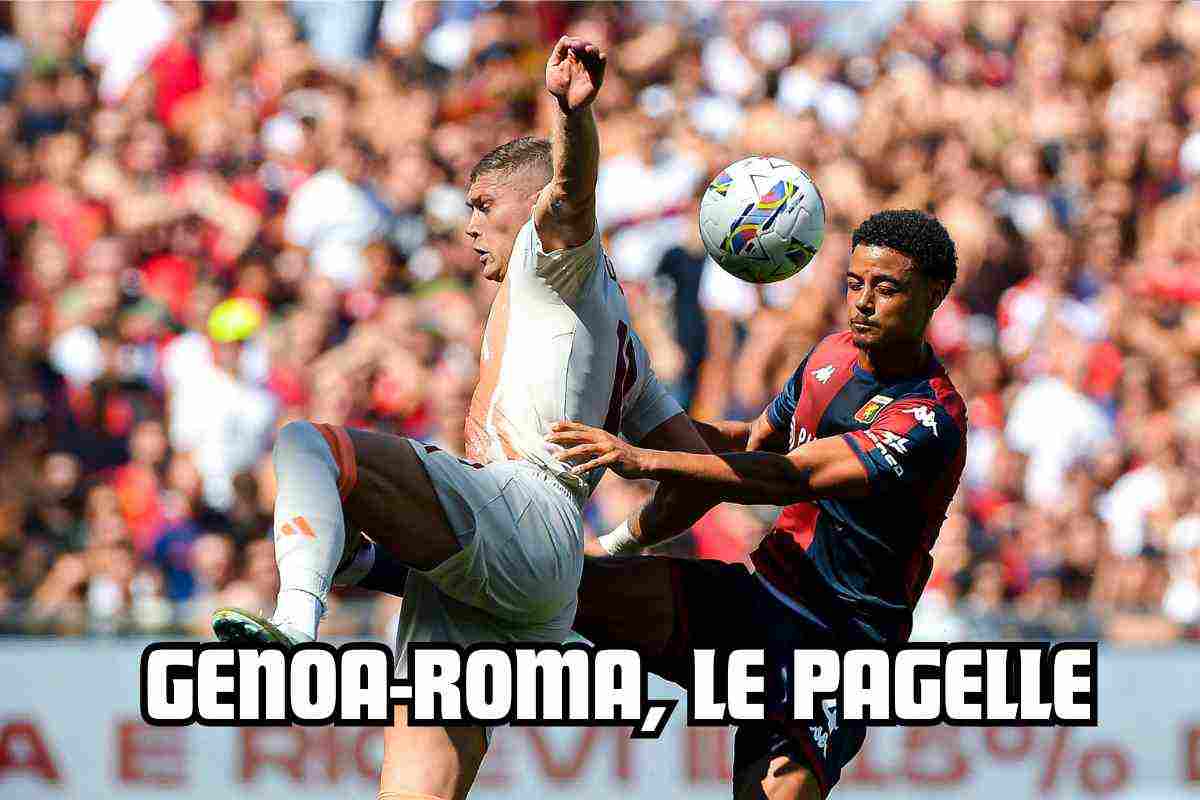 Genoa-Roma pagelle