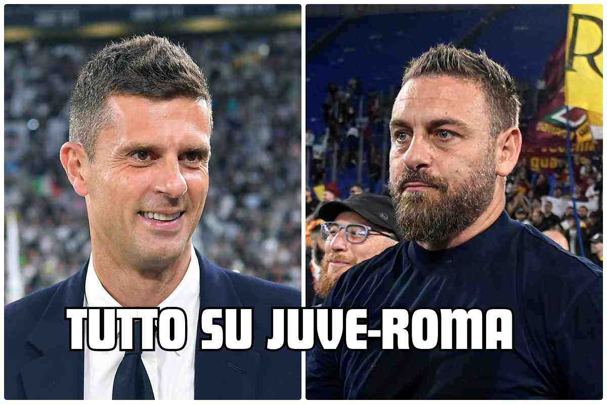 Juventus-Roma formazioni