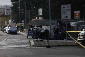 Incidente polizia Roma