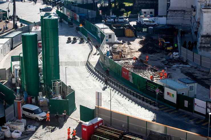 Cantiere Metro C Roma