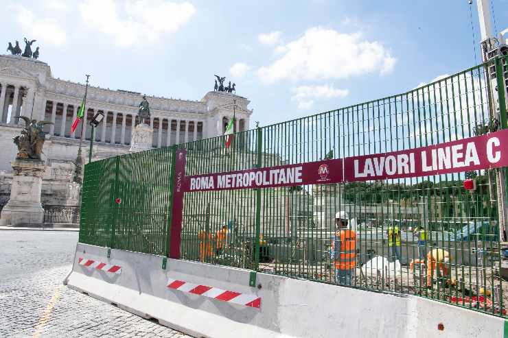 Cantieri metro Linea C Roma