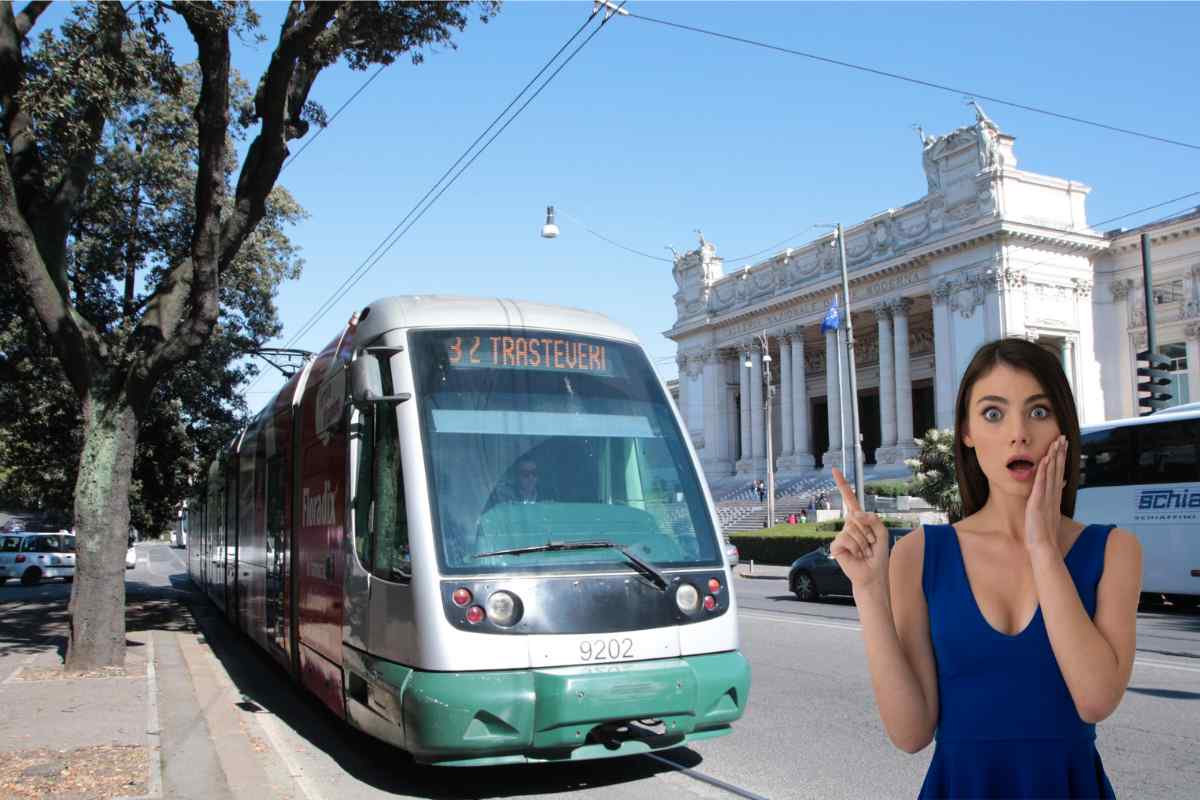 Un Tram Atac in funzione