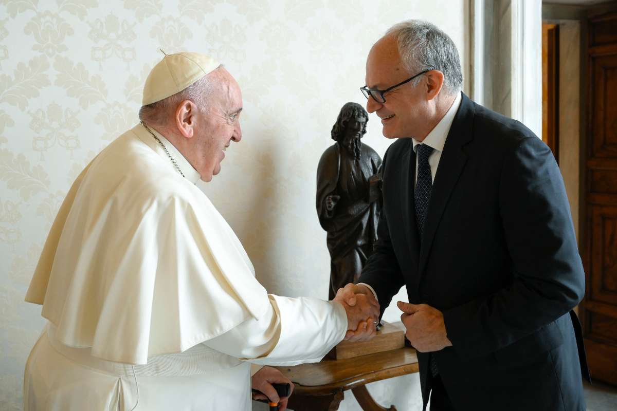 papa francesco e gualtieri