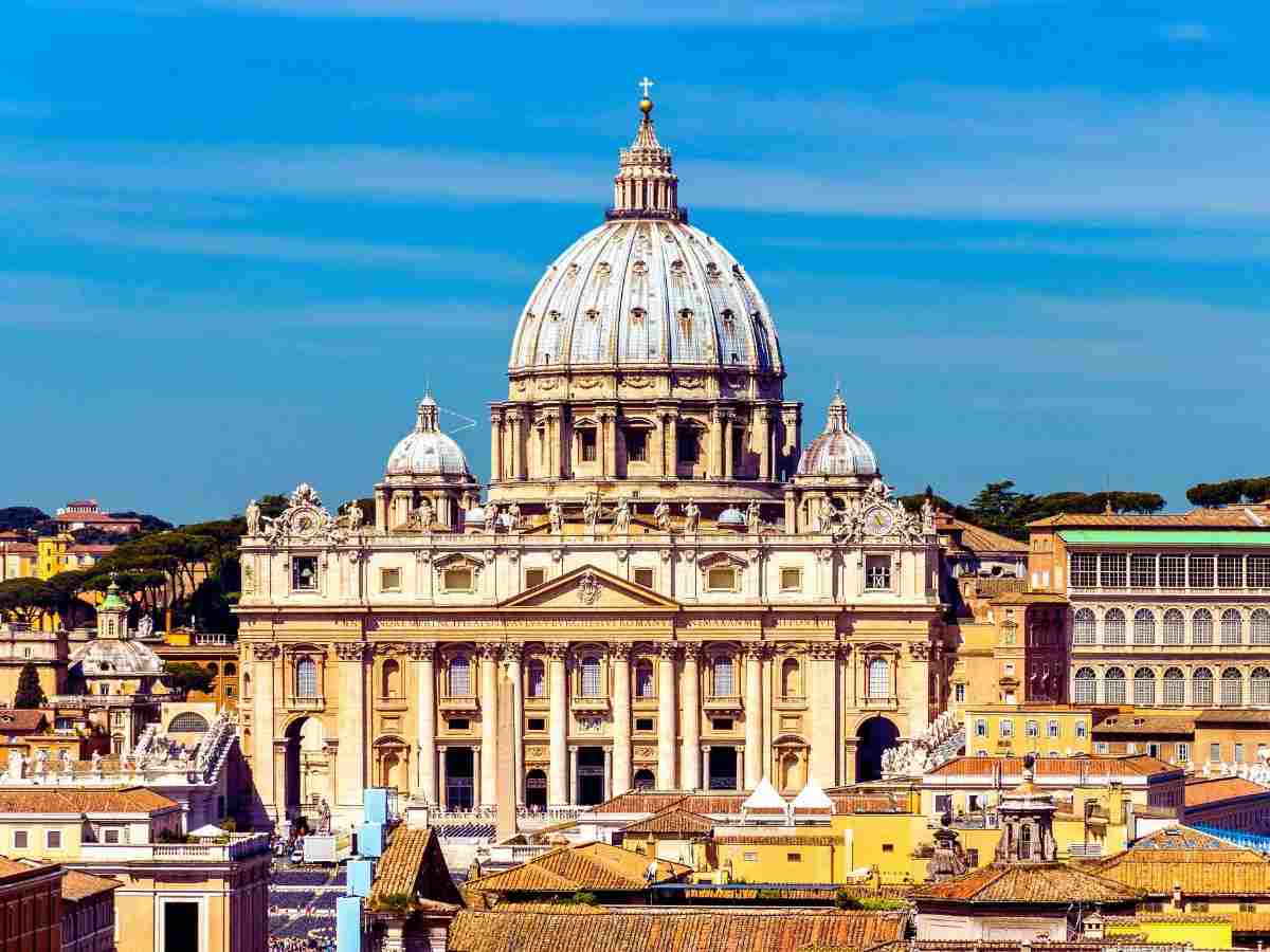 san pietro vista dall'alto