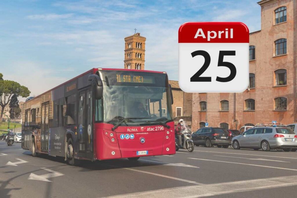 autobus e foglio calendario