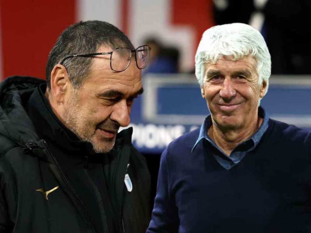 Maurizio Sarri e Gian Piero Gasperini