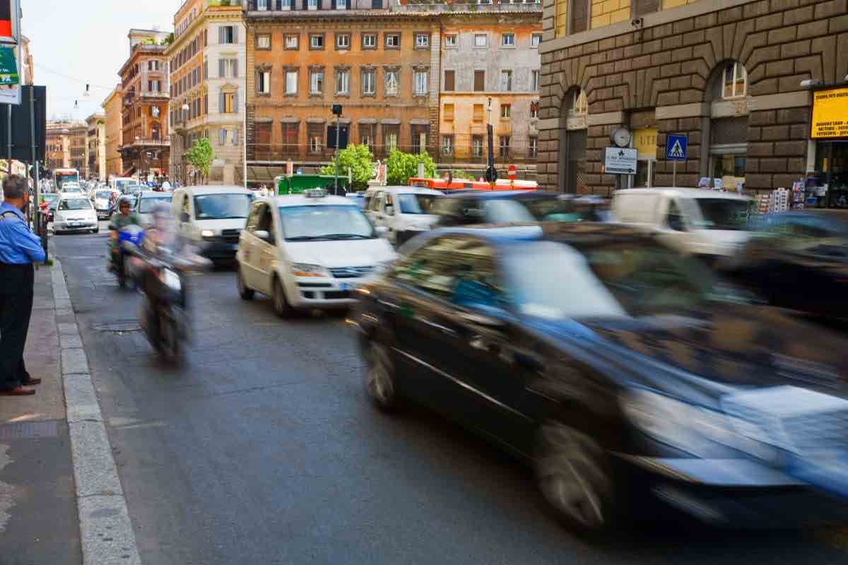 blocco strade roma centro
