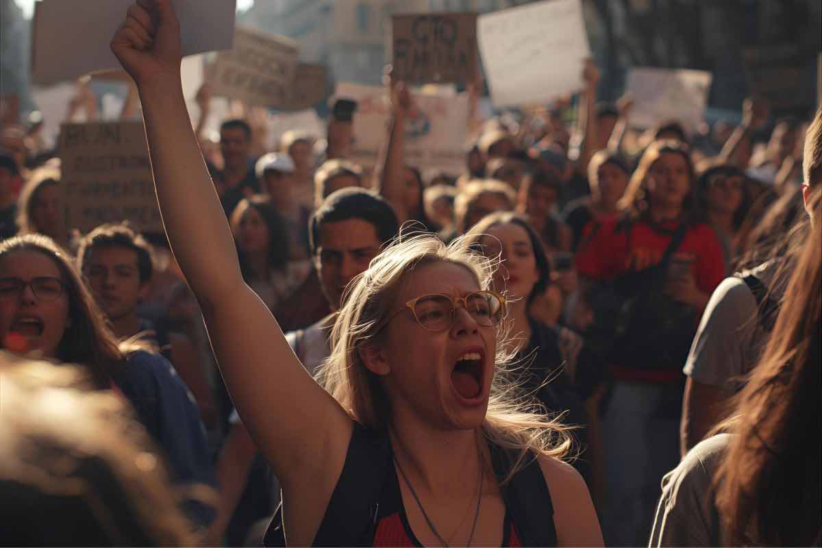protesta contro ministra Bernini università medicina