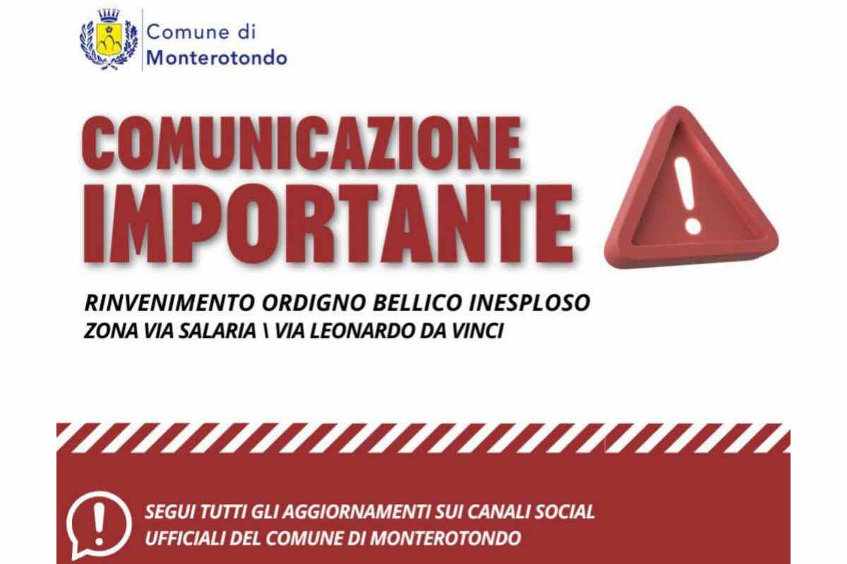 ordigno bellico inesploso